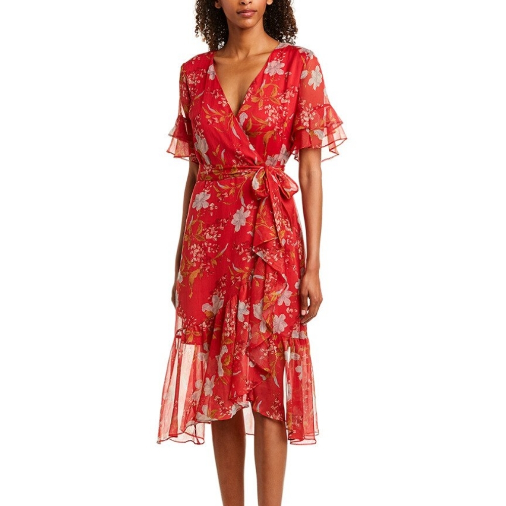 NWT Vince Camuto faux wrap dess size 2